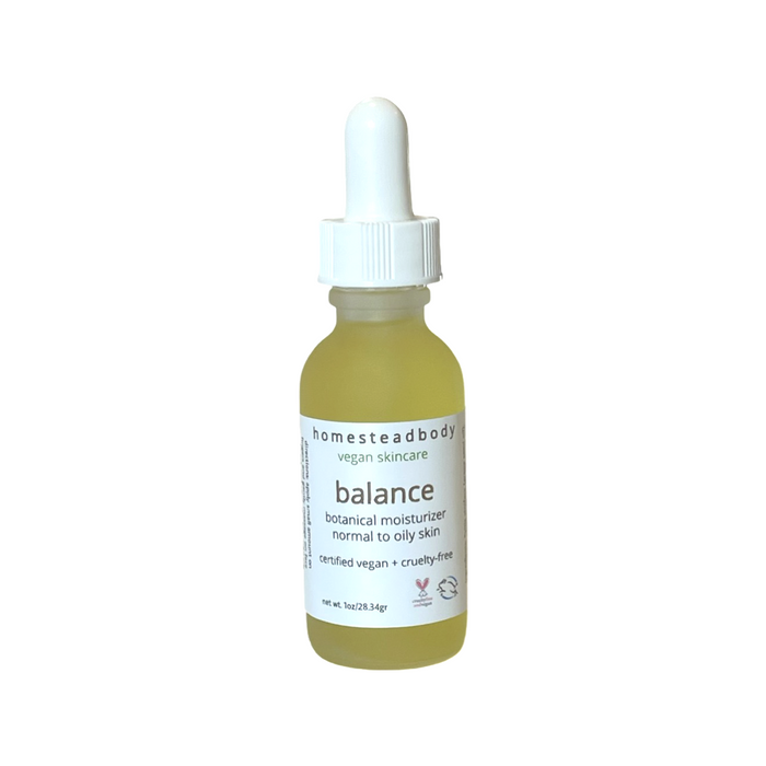 balance organic face oil - unrefined cold-pressed oils