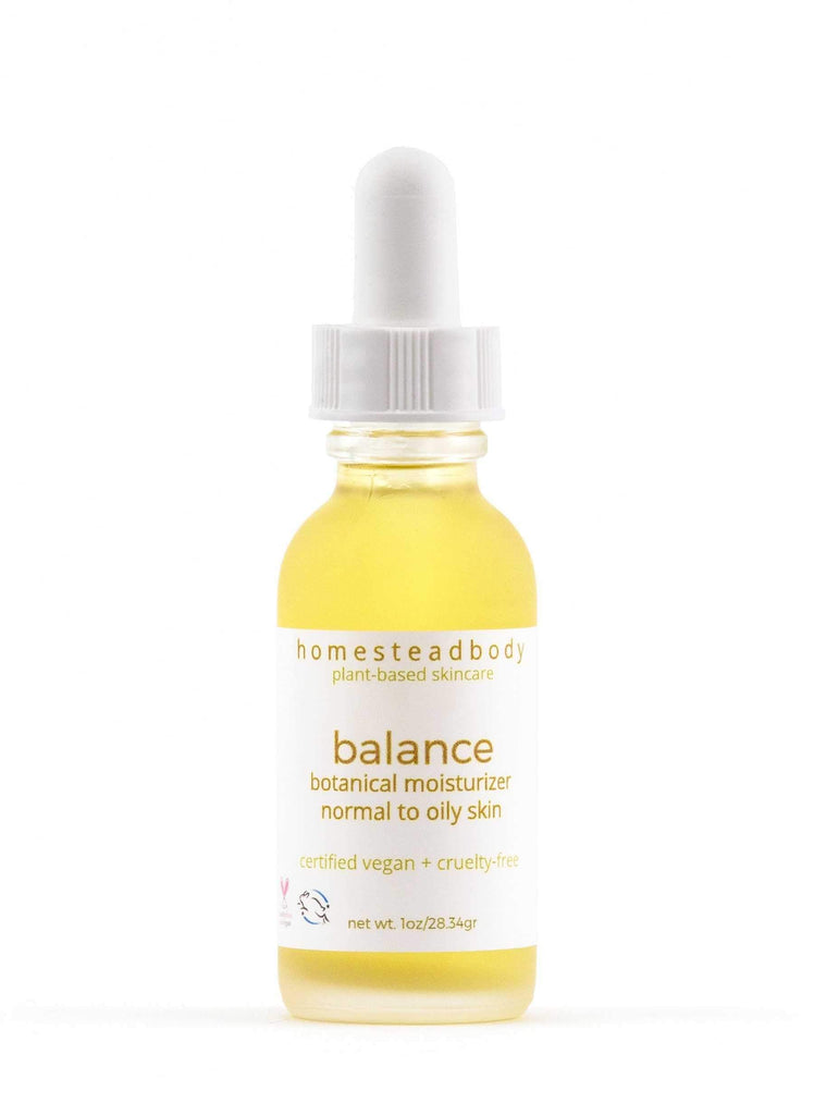 balance organic face oil | homestead body